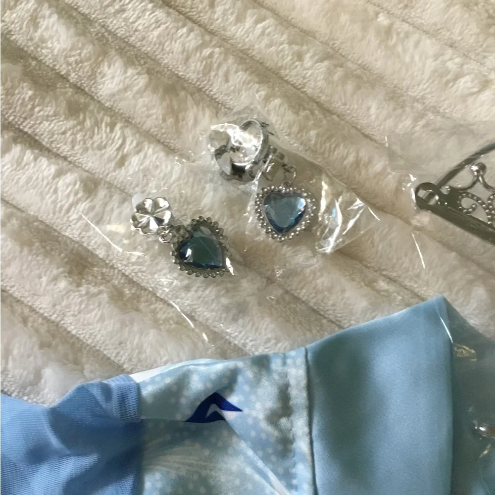 Light Blue Sparkle Princess Costume Dress for Kids - Brand: